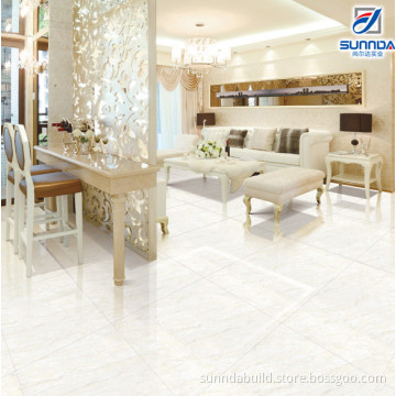 6x6 cm India Beige White Non Slip Tile Manufacturer Made in China Livingroom Polished Porcelain Floor Tiles